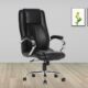 VJ-504-Black Leather High Back Sano Executive Chair