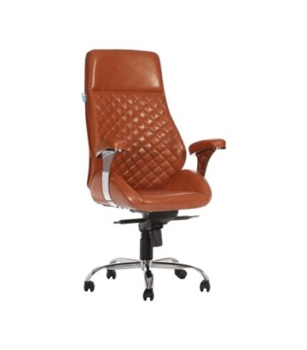 The Galleta Executive High Back Chair In Brown Color