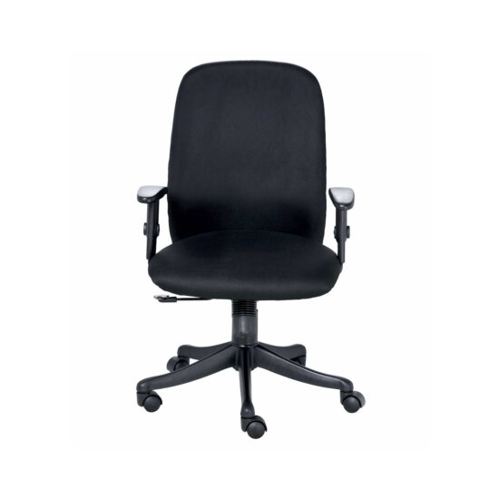 THE ESPUMA MEDIUM BACK CHAIR IN BLACK COLOR THE ESPUMA MEDIUM BACK CHAIR IN BLACK COLOR