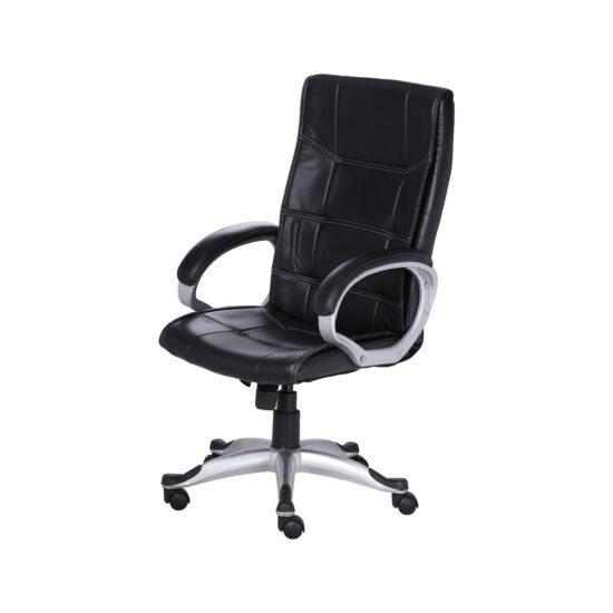 THE COSTURA EXECUTIVE HIGH BACK CHAIR IN BLACK COLOR THE COSTURA EXECUTIVE HIGH BACK CHAIR IN BLACK COLOR