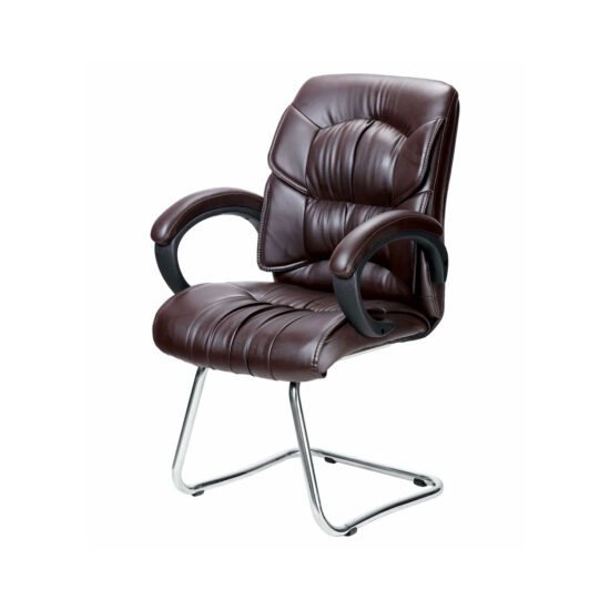 THE SIMPLEPIEL MEDIUM BACK VISITOR CHAIR IN BROWN COLOR THE SIMPLEPIEL MEDIUM BACK VISITOR CHAIR IN BROWN COLOR