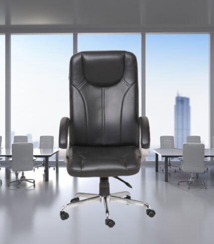 VJ-1262-EXECUTIVE OFFICE CHAIR IN BLACK COLOR