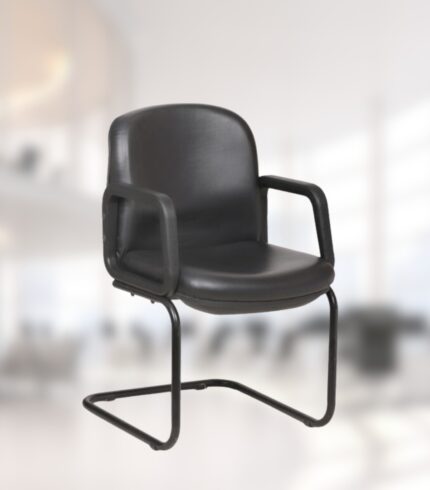 VJ-1297-Mid Back Synthetic Leather Office Visitors Chair