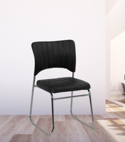 VJ-1304-Fabric Executive Chair Black Without Armrest