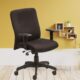 FABRIC PUSH BACK ADJUSTABLE ARM CHAIR