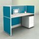 Single Seater Workstation with Pedestal