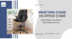 drafting chair vs office chair image